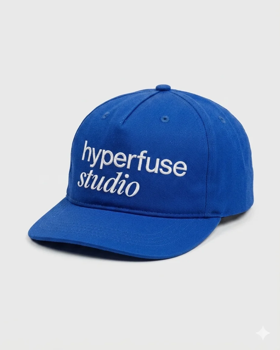 hat blue